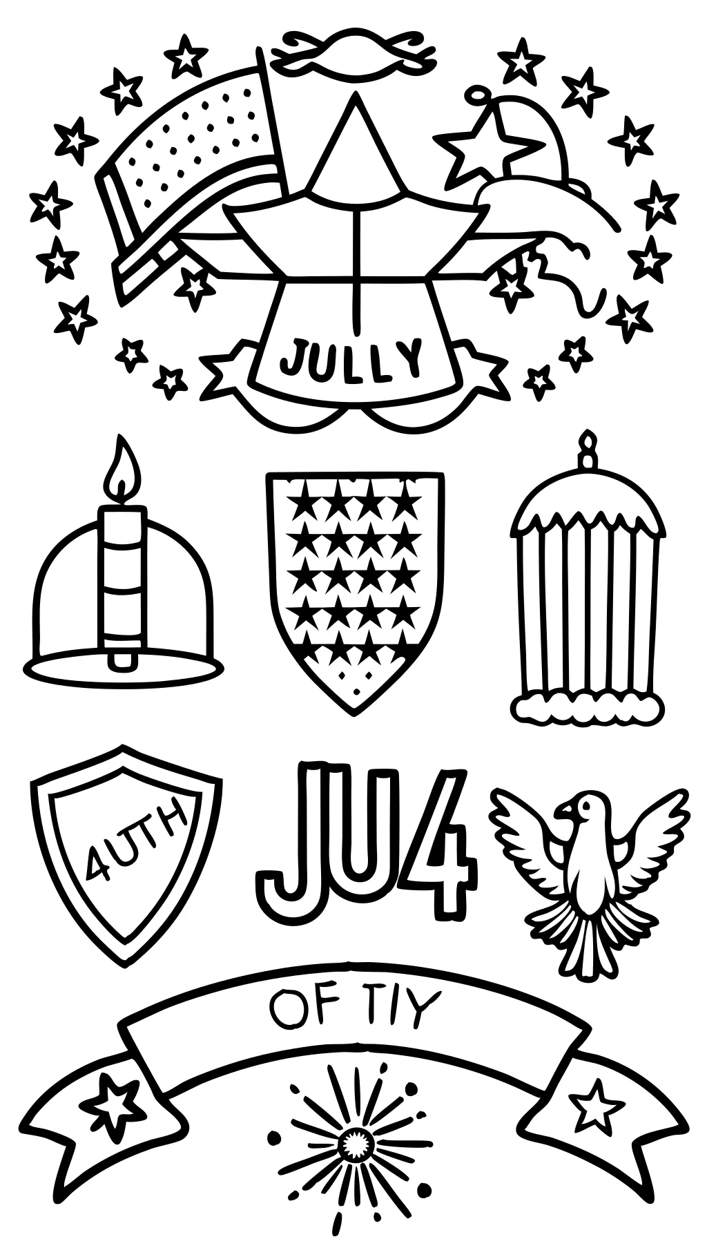 coloring pages for july 4th